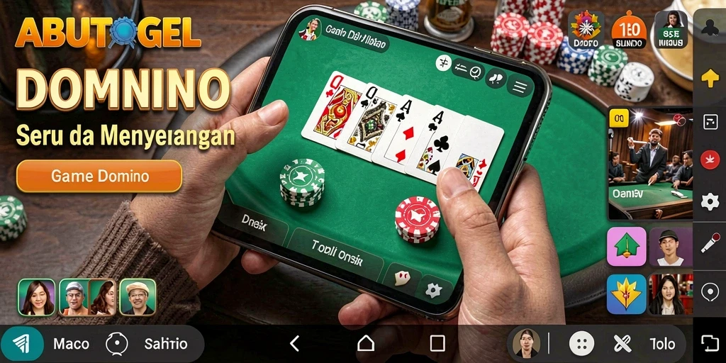 Tampilan gameplay seru dalam ABUTOGEL dengan grafis menarik.