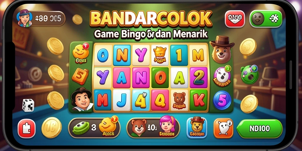 Tampilan gameplay <strong>BANDARCOLOK</strong> yang seru dan penuh warna.