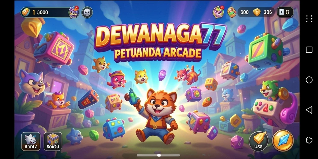 Tangkapan layar DEWANAGA77 menampilkan aksi seru dalam permainan Arcade.