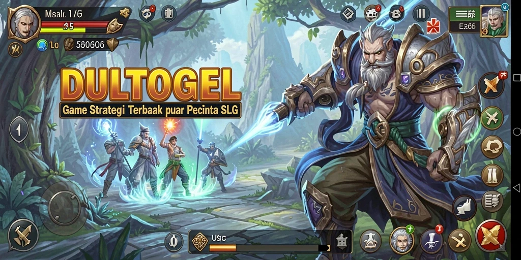 Tampilan menarik dari gameplay DULTOGEL dengan strategi membangun kerajaan.