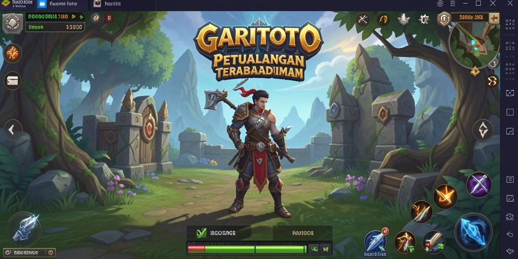 Screenshot utama GARITOTO menampilkan aksi pertarungan yang mendebarkan di dunia ARPG.