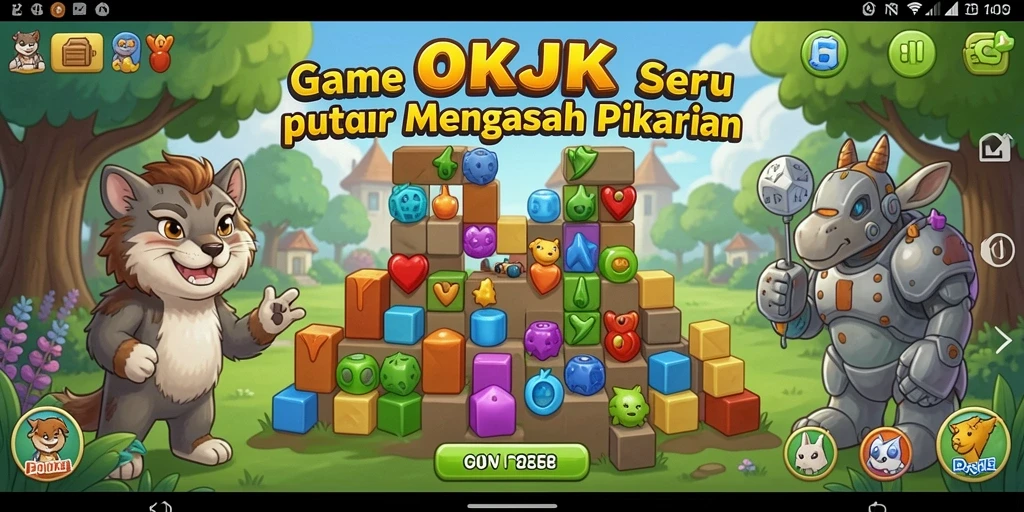 Tampilan menarik dari gameplay OKJK yang menantang.