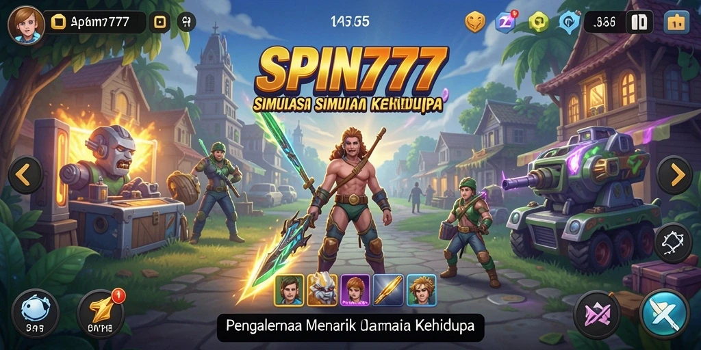 Tampilan gameplay SPIN777 yang menarik dan interaktif.