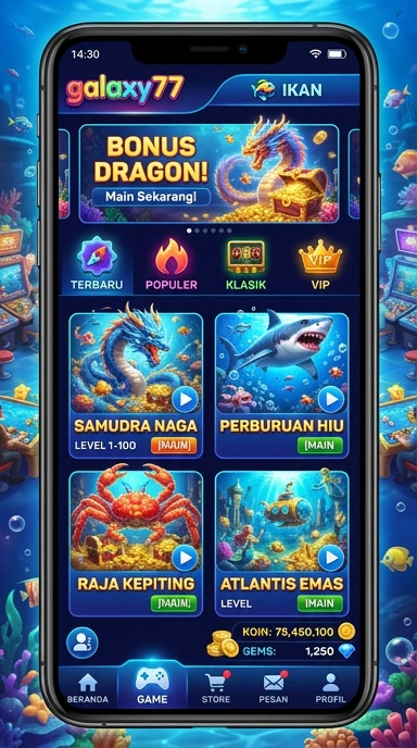 Berbagai kategori aplikasi di galaxy77 untuk pengguna.